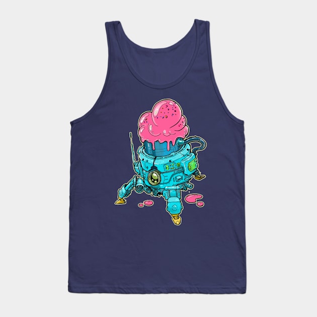 Ice cream mecha Tank Top by INKSPACE